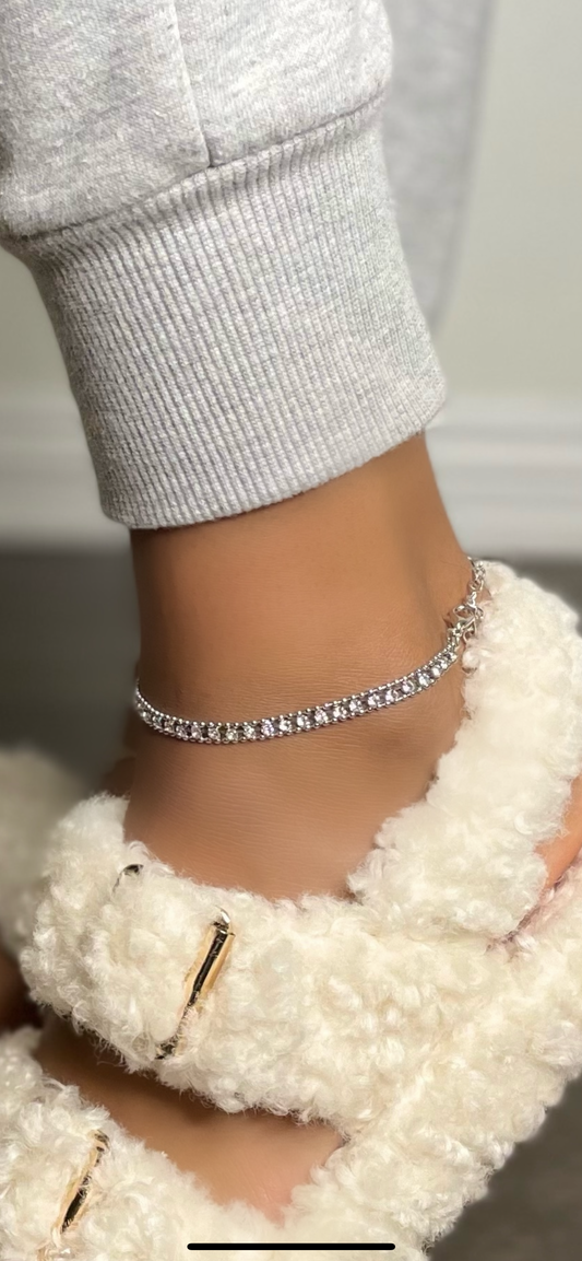 Nicole anklet- Silver